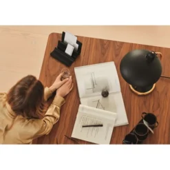 Fritz Hansen Kaiser Idell Luxus Bordslampa, Matt black/brass