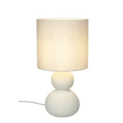 Aneta KALAMATA bordslampa, naturvit/naturvit