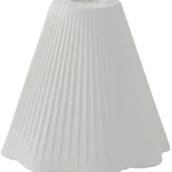 Hallbergs Belysning Karin Stilskärm Satin Offwhite