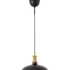 Konsthantverk Kavaljer taklampa, svart 26cm