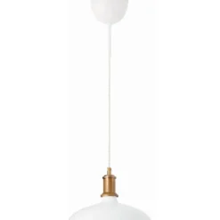 Konsthantverk Kavaljer taklampa, vit 26cm