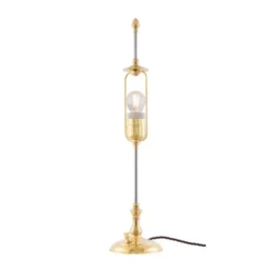 Karlskrona Lampfabrik Kellgren Bordslampa, Polerad mässing