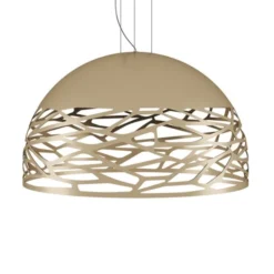 Studio Italia Design Kelly large dome pendel, champagne 80cm