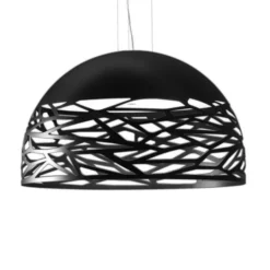 Studio Italia Design Kelly large dome pendel, svart 80cm