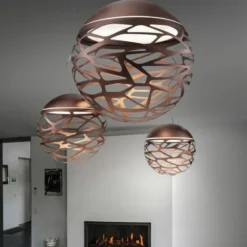 Studio Italia Design Kelly large sphere pendel, koppar/brons 80cm