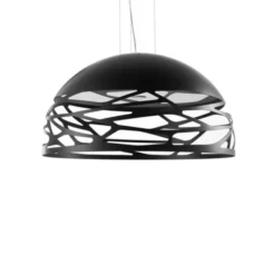 Studio Italia Design Kelly medium dome pendel, svart 60cm