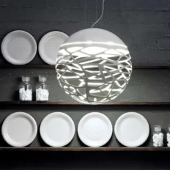Studio Italia Design Kelly medium sphere pendel, vit 50cm