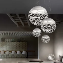 Studio Italia Design Kelly medium sphere pendel, vit 50cm