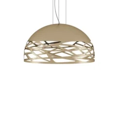Studio Italia Design Kelly small dome pendel, champagne 50cm