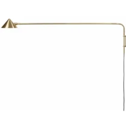 Watt & Veke Kelly vägglampa long, guld