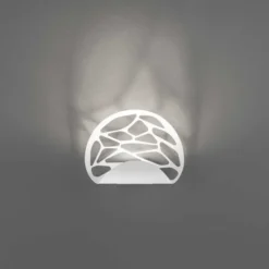 Studio Italia Design Kelly vägglampa, vit 25cm