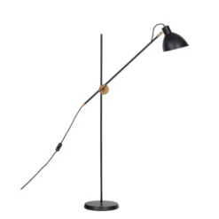 Konsthantverk KH#1 golvlampa, svart 140cm