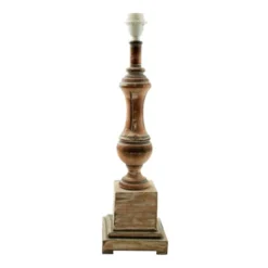 Hallbergs Belysning Kingston Lampfot Vintage natur 15,5cm