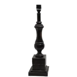 Hallbergs Belysning Kingston Lampfot Vintage svart 15,5cm