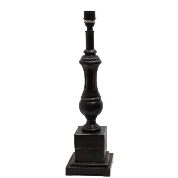 Hallbergs Belysning Kingston Lampfot Vintage svart 15,5cm