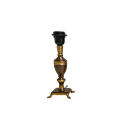 Vintage by Bright 1-2-3 Klassisk Mässing Elegans Lampfot, 26 cm