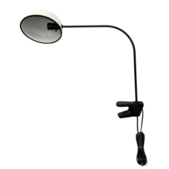 Vintage by Bright 1-2-3 Klämlampa svart/vit 55 cm