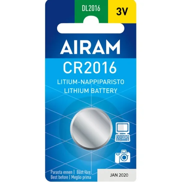 Airam Knappbatteri CR2016