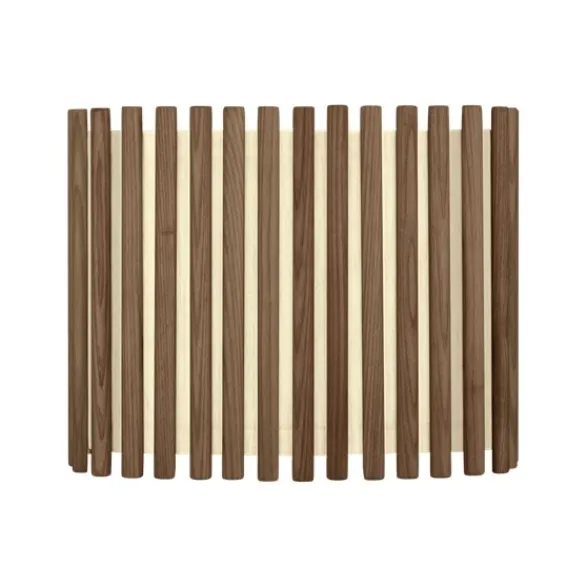 Umage Komorebi lampskärm medium rectangular, mörkbetsad ek
