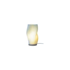 Aneta Korall Bordslampa, Vit/Trä