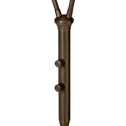 Armaturhantverk Koster golvlampa dubbel, oxid 140cm