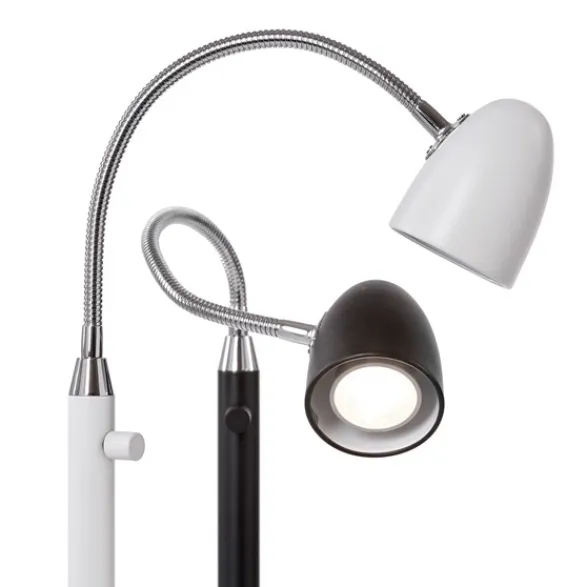 Armaturhantverk Koster golvlampa, vit 140cm