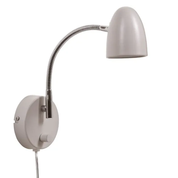 Armaturhantverk Koster vägglampa, sand 30cm