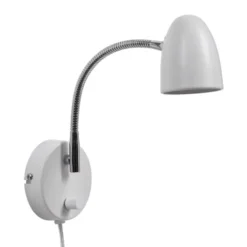 Armaturhantverk Koster vägglampa, vit 30cm