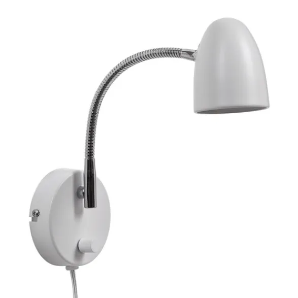 Armaturhantverk Koster vägglampa, vit 30cm