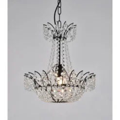 Norrsken Design Kristallkrona Alexander Svartlackerad 36cm