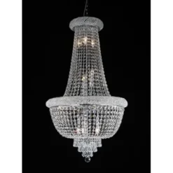 Norrsken Design Kristallkrona Elisabeth Stor Krom 60cm