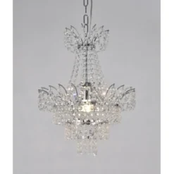 Norrsken Design Kristallkrona Estelle Krom 36cm