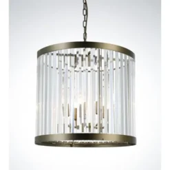 Norrsken Design Kristallkrona Forever Antikmässing 48cm