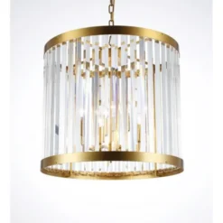 Norrsken Design Kristallkrona Forever Borstad Mässing 48cm