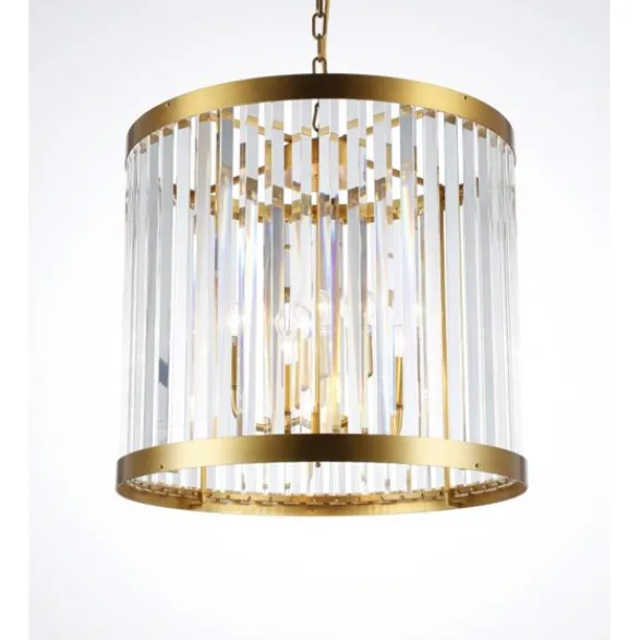 Norrsken Design Kristallkrona Forever Borstad Mässing 48cm