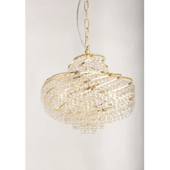 Norrsken Design Kristallkrona Isabelle Guld 40cm
