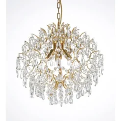 Norrsken Design Kristallkrona Kate Guld 48cm