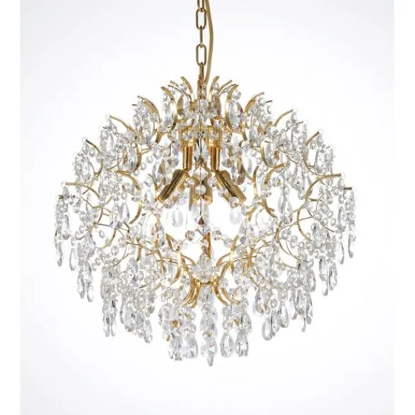Norrsken Design Kristallkrona Kate Guld 48cm