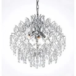 Norrsken Design Kristallkrona Kate Krom 48cm