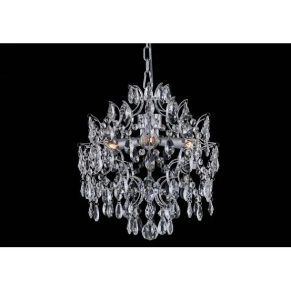 Norrsken Design Kristallkrona Kate Krom 34cm