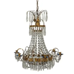 Vintage by Bright 1-2-3 Kristallkrona Majestätisk Grace 55 cm