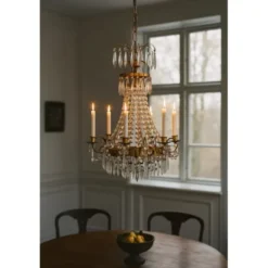 Vintage by Bright 1-2-3 Kristallkrona Majestätisk Grace 55 cm