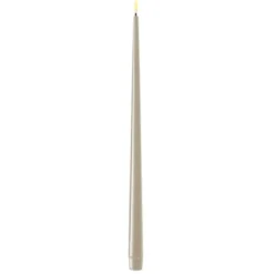 Deluxe Kronljus-LED shiny 2-pack sand 38 cm