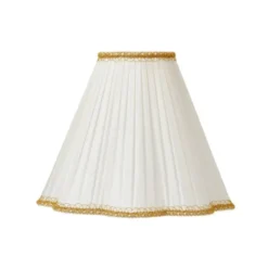 Armaturhantverk Kurtan skärm , beige klofäste 20cm