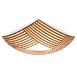 Secto Design Kuulto 9100 tak/vägg plafond, valnöt 52cm 2700k