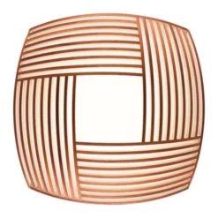 Secto Design Kuulto 9100 tak/vägg plafond, valnöt 52cm 3000K