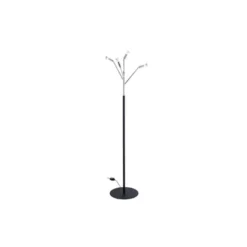 Örsjö Belysning Kvist 4 golvlampa, förnicklad mässing/svart 190cm