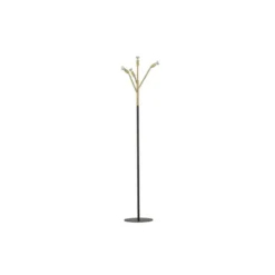 Örsjö Belysning Kvist 4 golvlampa, råmässing/svart 190cm