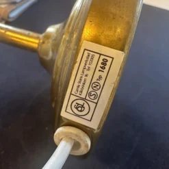 Vintage by Bright 1-2-3 Lady vägglampa, mässing/keramik (1680)