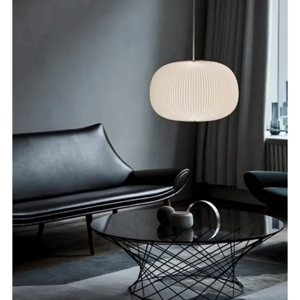 Le Klint Lamella 1 pendel, vit/aluminium